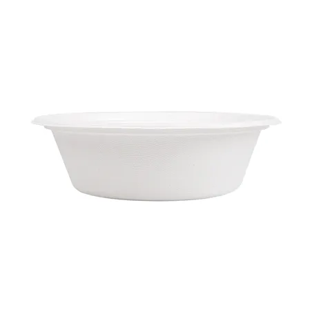 BOLS BIONIC 1200 ML Ø 20,8x6,1 CM BLANC BAGASSE (400 UNITÉ)