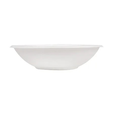 BOLS BIONIC 700 ML Ø 19,6x4,8 CM BLANC BAGASSE (400 UNITÉ)