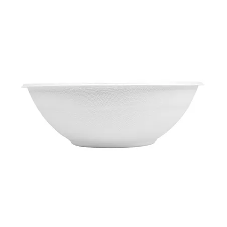 BOLS BIONIC 950 ML Ø 19,6x6,5 CM BLANC BAGASSE (400 UNITÉ)