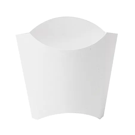 BOÎTES À FRITES STANDARD THEPACK 135 G 13x8x13,5 CM BLANC CARTON NANO-MICRO (1200 UNITÉ)