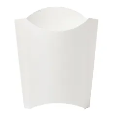 BOÎTES À FRITES JUMBO THEPACK 165 G 13,5x8,5x16 CM BLANC CARTON NANO-MICRO (1200 UNITÉ)