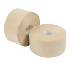 HYGIÉNIQUE BABY JUMBO ECOLABEL 2 PLIS FEEL GREEN  17 G/M2 Ø 19,5x9,5 CM NATUREL PAPIER RECYCLÉ (12 UNITÉ)