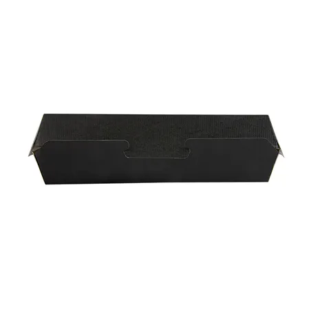 COQUILLES "HOT DOG" THEPACK  23,2x9x6,3 CM NOIR CARTON NANO-MICRO (450 UNITÉ)