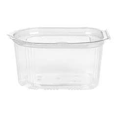 PETITS POTS + COUVERCLE INCLUS  80 ML 7,5x5,5x3,7 CM TRANSPARENT PET (1000 UNITÉ)