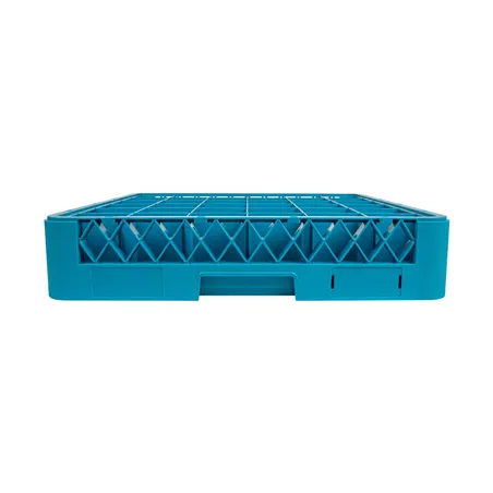 CASIER DE LAVAGE 36 COMPART. VERRES   50x50x10 CM BLEU PP (1 UNITÉ)