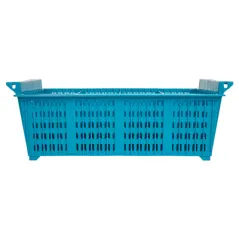 PANIER POUR COUVERTS SANS ANSE   42,5x21x15 CM BLEU PP (1 UNITÉ)