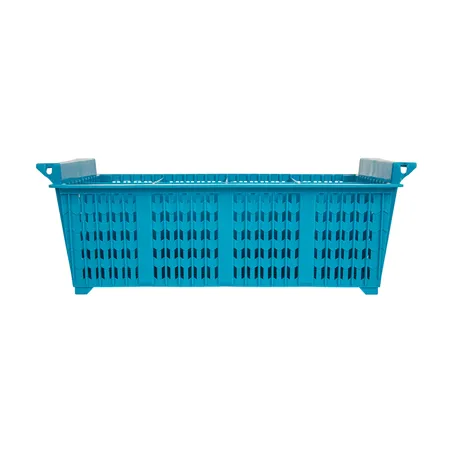 PANIER POUR COUVERTS SANS ANSE   42,5x21x15 CM BLEU PP (1 UNITÉ)