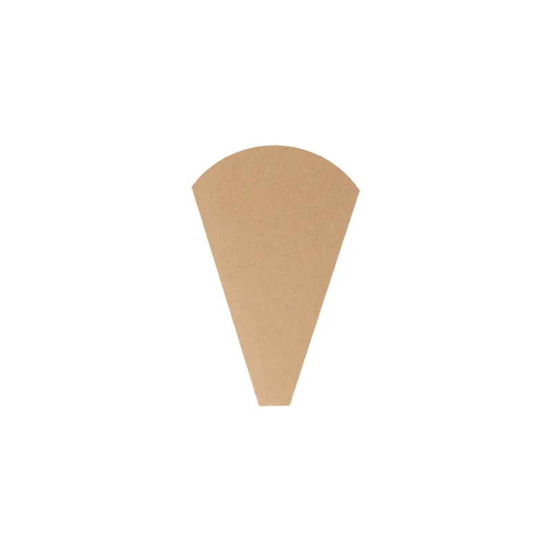 CÔNES CRÊPES THEPACK  12x2,5x19 CM NATUREL CARTON NANO-MICRO (2000 UNITÉ)