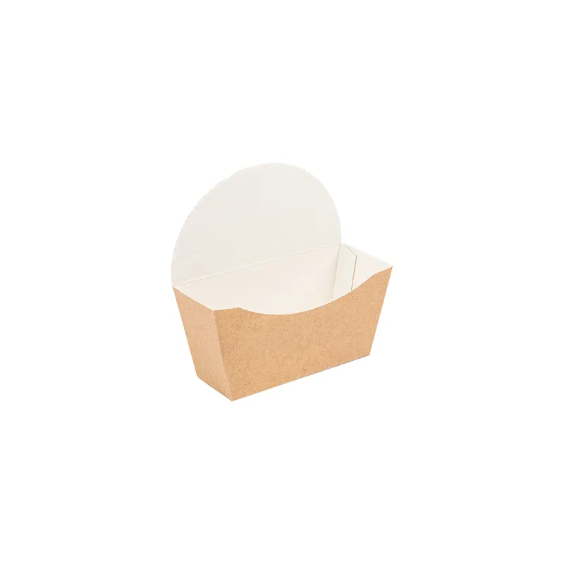 BOÎTES BAGEL SCOOP THEPACK  12x4,5x12 CM MARRON CARTON NANO-MICRO (1000 UNITÉ)