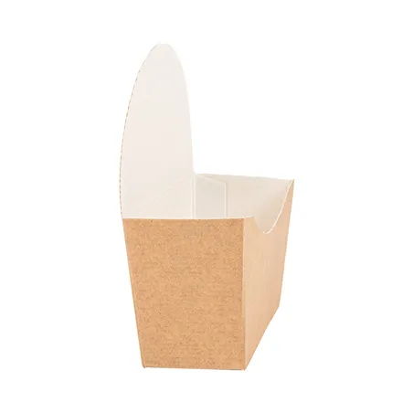 BOÎTES BAGEL SCOOP THEPACK  12x4,5x12 CM MARRON CARTON NANO-MICRO (1000 UNITÉ)