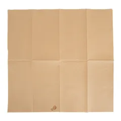 SERVIETTES P. 1/8  55 G/M2 40x40 CM NATUREL AIRLAID (750 UNITÉ)