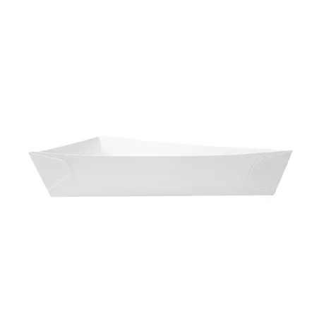 BARQUETTES TRIANGULAIRES THEPACK  14,5x19x3,5 CM BLANC CARTON NANO-MICRO (900 UNITÉ)