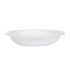 MINI BOLS BIONIC  Ø 7,7x1,5 CM BLANC BAGASSE (2000 UNITÉ)