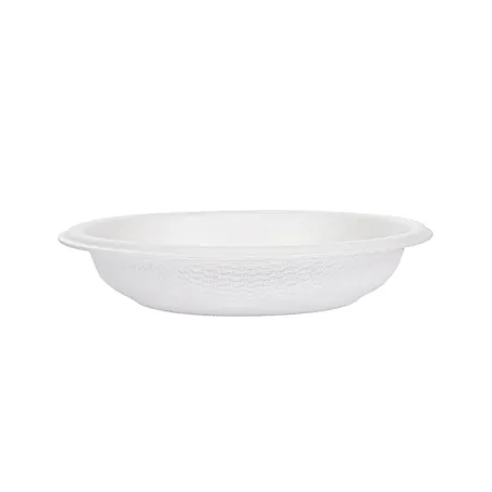 MINI BOLS BIONIC  Ø 7,7x1,5 CM BLANC BAGASSE (2000 UNITÉ)