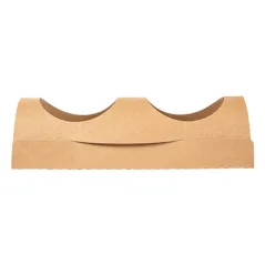 SUPPORT POUR 2 GOBELETS   29,2x21 CM NATUREL KRAFT (600 UNITÉ)