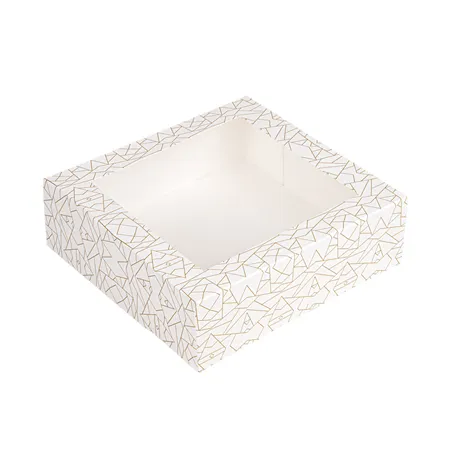 BOÎTES PÂTISSERIES AVEC FENÊTRE