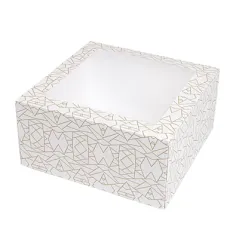 BOÎTES PÂTISSERIES AVEC FENÊTRE