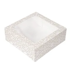 BOÎTES PÂTISSERIES AVEC FENÊTRE
