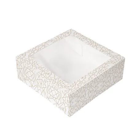 BOÎTES PÂTISSERIES AVEC FENÊTRE