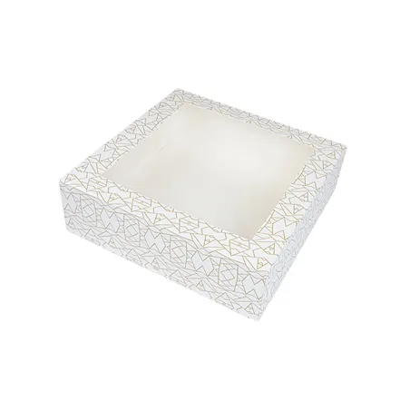 BOÎTES PÂTISSERIES AVEC FENÊTRE