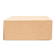 BOÎTES PATISSERIES SANS FENÊTRE THEPACK  18x18x7,5 CM NATUREL CARTON NANO-MICRO (200 UNITÉ)
