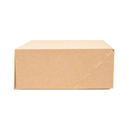 BOÎTES PATISSERIES SANS FENÊTRE THEPACK  18x18x7,5 CM NATUREL CARTON NANO-MICRO (200 UNITÉ)