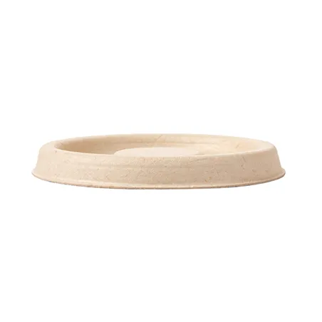 COUVERCLE POUR CODE 150.17 BIONIC  Ø 6,2x0,8 CM NATUREL BAGASSE (1000 UNITÉ)