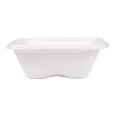 PETITS POTS BIONIC 70 ML 7,7x7,7x2,7 CM BLANC BAGASSE (600 UNITÉ)