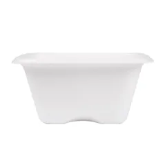 PETITS POTS BIONIC 100 ML 7,7x7,7x3,7 CM BLANC BAGASSE (600 UNITÉ)