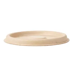 COUVERCLE POUR CODE 150.18 BIONIC Ø 7,7x0,8 CM NATUREL BAGASSE (1000 UNITÉ)