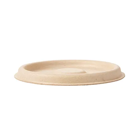 COUVERCLE POUR CODE 150.18 BIONIC  Ø 7,7x0,8 CM NATUREL BAGASSE (1000 UNITÉ)
