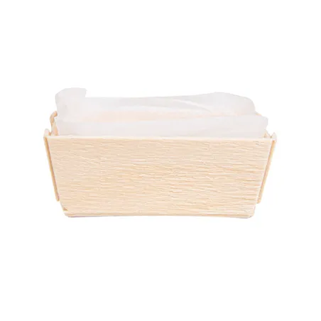 300 U. CORNETS + MOULES EN SILICONE WOOD 45 ml 7x7x2 CM NATUREL BOIS (300 UNITÉ)