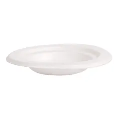 ASSIETTES BIONIC  Ø9,5x1,5 CM BLANC BAGASSE (1000 UNITÉ)