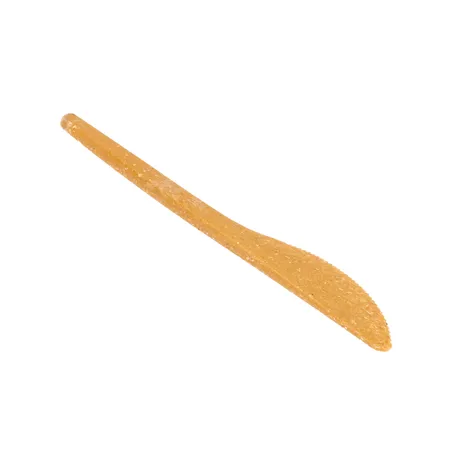 COUTEAUX 'ESSENTIAL'  17 CM NATUREL FIBRE DE BOIS (80 UNITÉ)