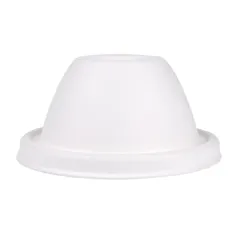 COUVERCLES HAUTS GOBELETS Ø9 CM BIONIC 9x4,5 CM BLANC BAGASSE (1000 UNITÉ)