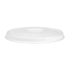 COUVERCLES POUR GOBELETS 8CM BIONIC Ø 80 MM BLANC BAGASSE (1000 UNITÉ)
