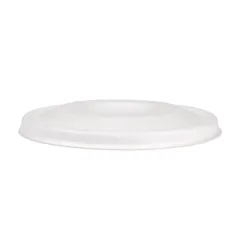 COUVERCLES POUR GOBELETS 9CM BIONIC Ø 90 MM BLANC BAGASSE (1000 UNITÉ)