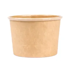 PETITS POTS  70 ML (2,3 oz) 210 + 18 PE G/M2 Ø6/5x4 CM MARRON CARTON (1000 UNITÉ)