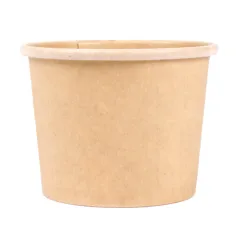 PETITS POTS  80 ML (2,6 oz) 210 + 18 PE G/M2 Ø6/4,75x4,8 CM MARRON CARTON (1000 UNITÉ)