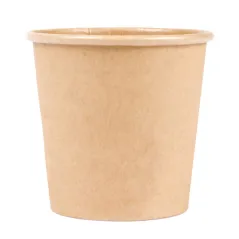 PETITS POTS  105 ML (3,5 oz) 210 + 18 PE G/M2 Ø6/4,5x5,8 CM MARRON CARTON (1000 UNITÉ)