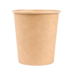 PETITS POTS  120 ML (4 oz) 210 + 18 PE G/M2 Ø6/4,5x6,5 CM MARRON CARTON (1000 UNITÉ)