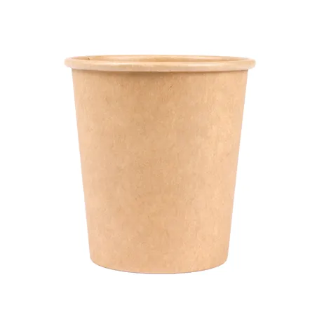 PETITS POTS  120 ML (4 oz) 210 + 18 PE G/M2 Ø6/4,5x6,5 CM MARRON CARTON (1000 UNITÉ)