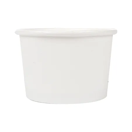 PETITS POTS  70 ML (2,3 oz) 210 + 18 PE G/M2 Ø6/5x4 CM BLANC CARTON (1000 UNITÉ)