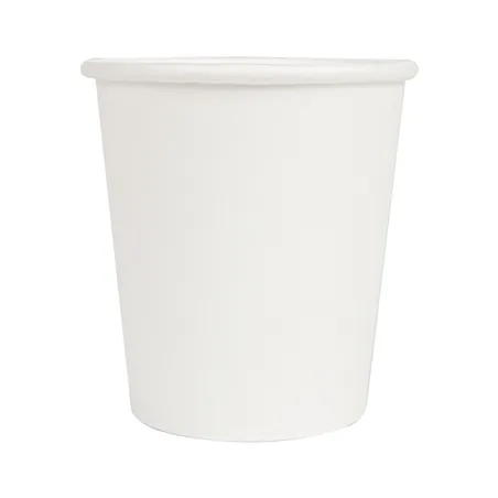 PETITS POTS  120 ML (4 oz) 210 + 18 PE G/M2 Ø6/4,5x6,5 CM BLANC CARTON (1000 UNITÉ)