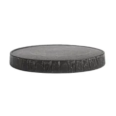 COUVERCLES POUR PETITS POTS  230 + 18 PE G/M2 Ø6,2 CM NOIR CARTON (1000 UNITÉ)