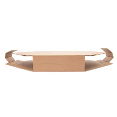 BOÎTE POUR PAELLAS  370 G/M2 40,5x40,5x5 CM NATUREL CARTON (100 UNITÉ)