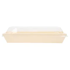 COMBO BARQUETTES + COUVERCLES PET WOOD  19x7x3,5 CM NATUREL BOIS (200 UNITÉ)