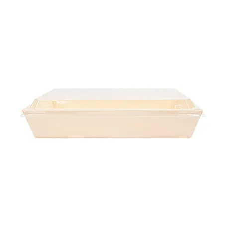 COMBO BARQUETTES + COUVERCLES PET WOOD  21,5x14,5x4 CM NATUREL BOIS (200 UNITÉ)