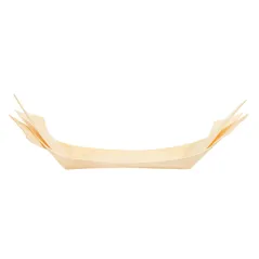 MINI RÉCIPIENTS POUR MISE EN BOUCHE WOOD  16,5x5,5x0,8 CM NATUREL BOIS (200 UNITÉ)