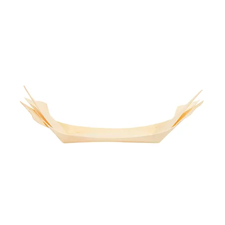 MINI RÉCIPIENTS POUR MISE EN BOUCHE WOOD  16,5x5,5x0,8 CM NATUREL BOIS (200 UNITÉ)